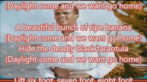 Harry Belafonte Banana Boat Song Day O + lyrics