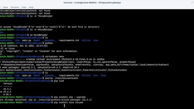 Python,Kivy,KivyMD create new project смотреть онлайн