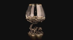 Бокал для коньяка Заяц (серия Хвойный лес)