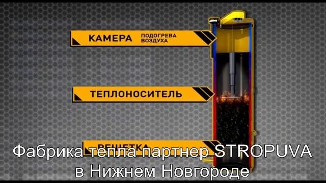 Твердотопливный котел Stropuva