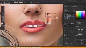 make vector portrait | adobe illustrator tutorials