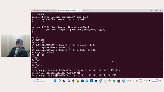 Erlang: QuickSort  - APEGB 21