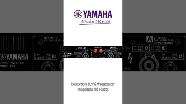 Yamaha Two Channel Power Amplifier I Model - PX3 Specifications