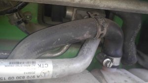 потек радиатор печки атего 2.