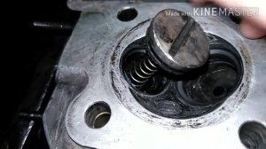 Притирка клапанов двигателя 157QMJ