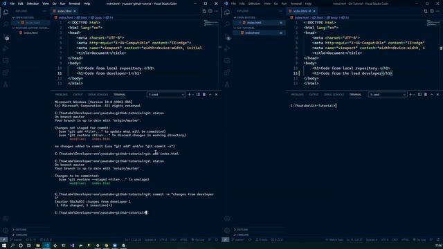 Resolve conflicts in git | Part -2 смотреть онлайн