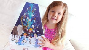 Diana Opens Advent Calendar "Olaf's Frozen Adventure" with fun Surprise toys for kids video