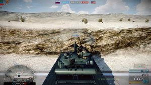 Battlefield 2 mod T-80 and BTR-82A