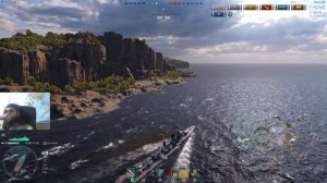 World of Warships ...1440 HD ... Ранги 9 день -Shimakaze .... Listen, I'm in a jam again. )))