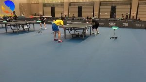 Tomokazu Harimoto and Mima Ito training at T2 Diamond 2019