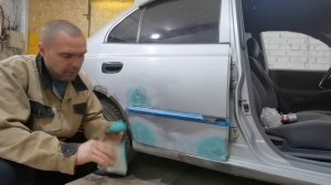 Как убрать рыжики с авто своими руками.Как заделать дыры шпатлёвкой.