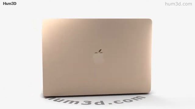 Apple MacBook Air (2018) Gold 3D model by Hum3D.com смотреть онлайн
