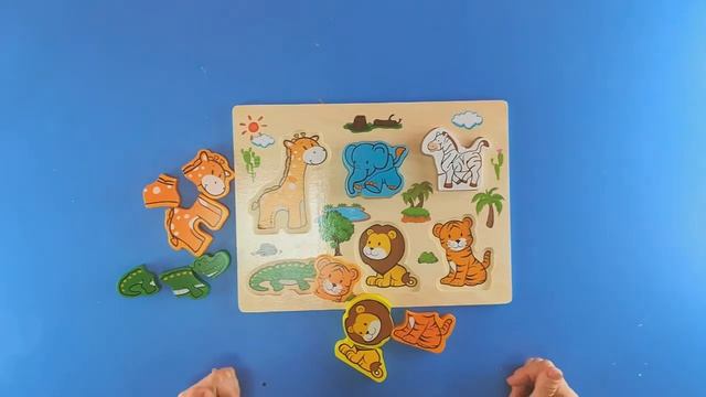 СИНИЧКИН: ОБЗОР НА ИГРУШКУ ДЕРЕВЯННЫЕ ВКЛАДЫШИ- ЖИВОТНЫЕ смотреть онлайн