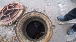 Прокол под дорогой 7 м.  из колодца в колодец