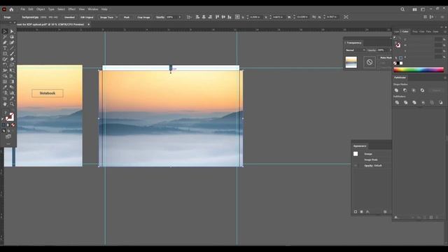 Amazon KDP book cover design in Illustrator | Adobe Illustrator | How to design KDP Notebook cover