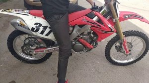 Honda crf250 запуск