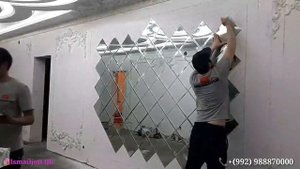 Мастер Класс. Как приклеить зеркало на стену?