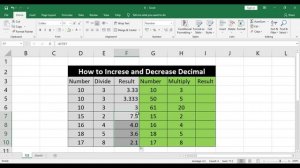 How to Increase and Decrease Decimal in Ms Excel - Class No 52