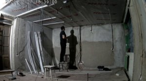 Монтаж кабель канала и укладка проводов.