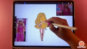 Рисуем куклу Barbie?