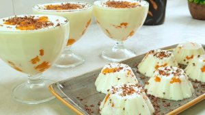 Сливочный десерт с мандаринами. На праздничный стол.