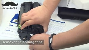 How to install Moustache Q2613X toner cartridge for HP Laserjet 1300   By 123ink ca