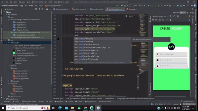 Login & Signup with Firebase Authentication in Android Studio Kotlin (Material Design Validation)