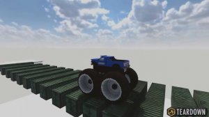 GTA 5 MEGA MONSTER TRUCK VS TEARDOWN MONSTER TRUCK VS BEAMNG MEGA MONSTER TRUCK - WHICH IS BEST?