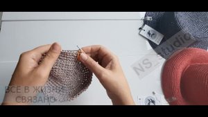 ?Master Class! Fyodor's hat from (raffia) crochet. Detailed description.Мастер класс! Шапка Федора