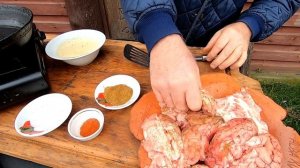 ГОТОВИМ МОЗГИ! Простой видео рецепт! Как приготовить мозги вкусно! Кебаб из мозгов!