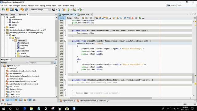 submit button coding in java смотреть онлайн