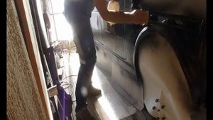 Акриловая краска под лак. Или как дешево покрасить но с хорошим эффектом.. Нива 21312(крокодил) 21#