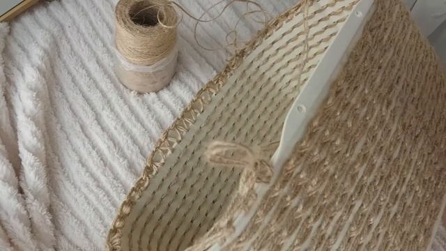 Переделка корзины из фикспрайс. #декордлядомаизджута#фикспрайспеределка#фикспрайсдекор