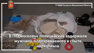 В Подмосковье полицейские задержали мужчину, подозреваемого в сбыте наркотиков