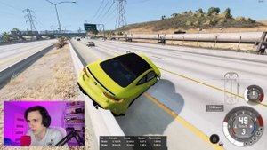 ШАШКИ НА BMW M4 COMPETITION! МНОГО ТРАФИКА! | BEAMNG DRIVE