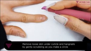 How to use Victory Ceramic Cuticle On Off Oil Pusher / Ceramic Pusher / Nail Care / On Off Pusher