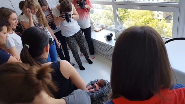 СемейкаOZ на Мастер Классе / Первая Фотосессия Новорожденного / The first newborn photo shoot