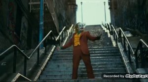 Танец Джокера на лестнице (ХОРОШЕЕ КАЧЕСТВО)