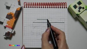 Как нарисовать ЛИСУ из игры МАЙНКРАФТ по клеточкам / How To Draw A Fox Minecraft / Pixel Art Фантик