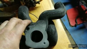 Ставлю коллектор под один карбюратор на мотоцикл Хонда Магна VF750C. Радость, печаль и разочарование