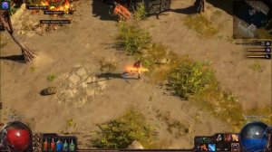 POE fire witch demo