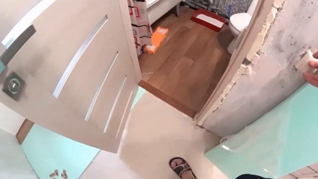 Укладка Ламината своими руками, первый опыт! смотреть онлайн