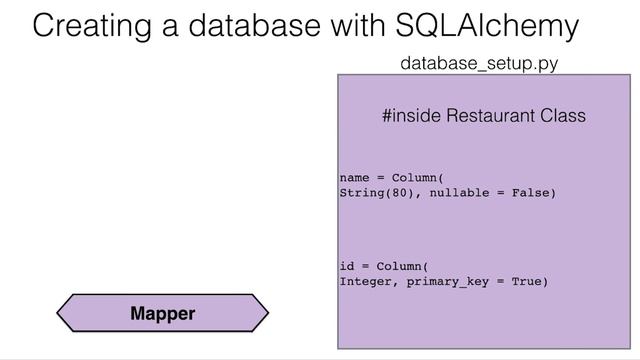 Creating a Database - Mapper - Full Stack Foundations смотреть онлайн