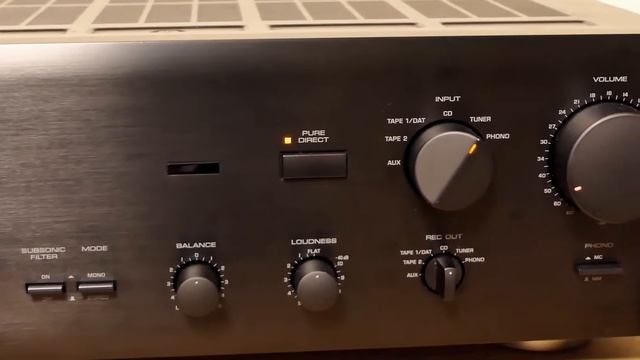 Yamaha AX-550 Stereo Amplifier - Vintage HiFi смотреть онлайн