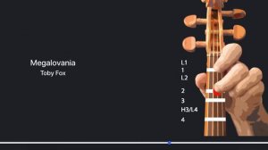 Megalovania (Toby Fox) - Violin Tablature Play Along