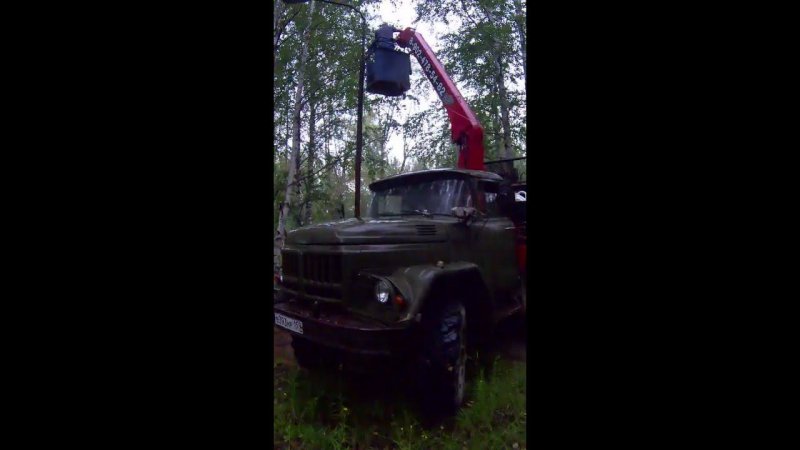 ЗиЛ-131 кму  с люлькой! Не бойся, садись! Подъем на высоту #зил131дизель