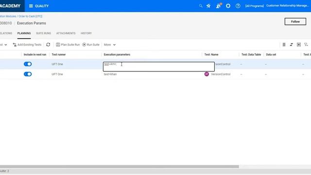Pass Execution Parameters to UFT One Tests смотреть онлайн