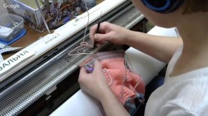 Вяжем на машинке защитную шапочку "Балаклава",