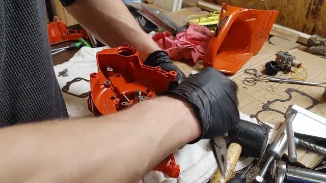 Dolmar 7300 chainsaw disassembly and rebuild