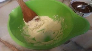 Шоколадный бисквит на темном шоколаде